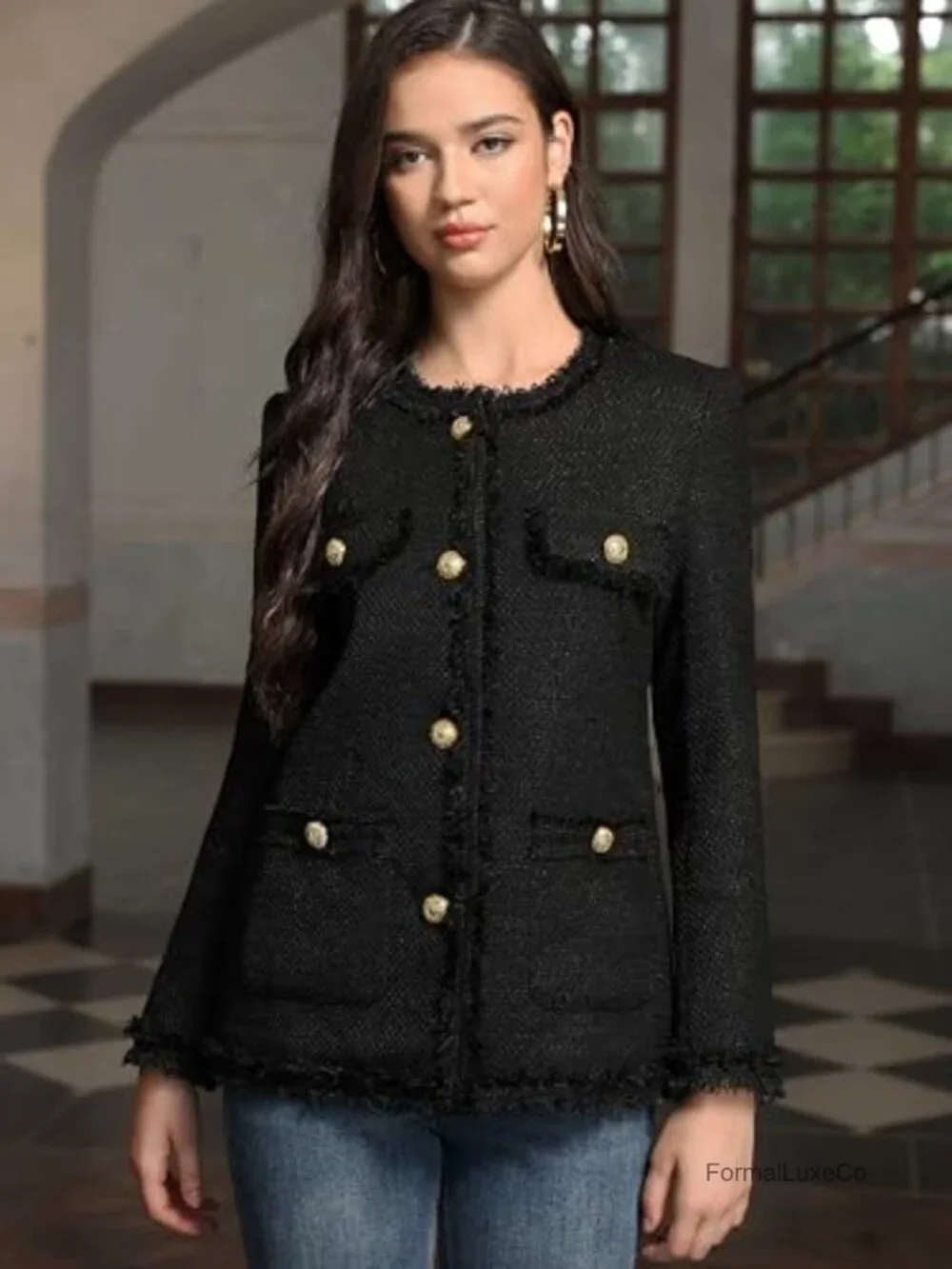 N/A women’s tweed
